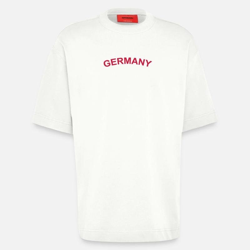 Germany - Heavyweight T-Shirt - made by SPREAD  - OFF WHITE
