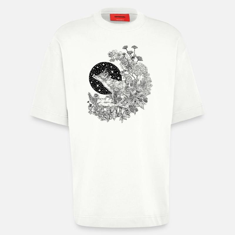 FUCHS & NACHTHIMMEL - Heavyweight T-Shirt - made by SPREAD  - OFF WHITE