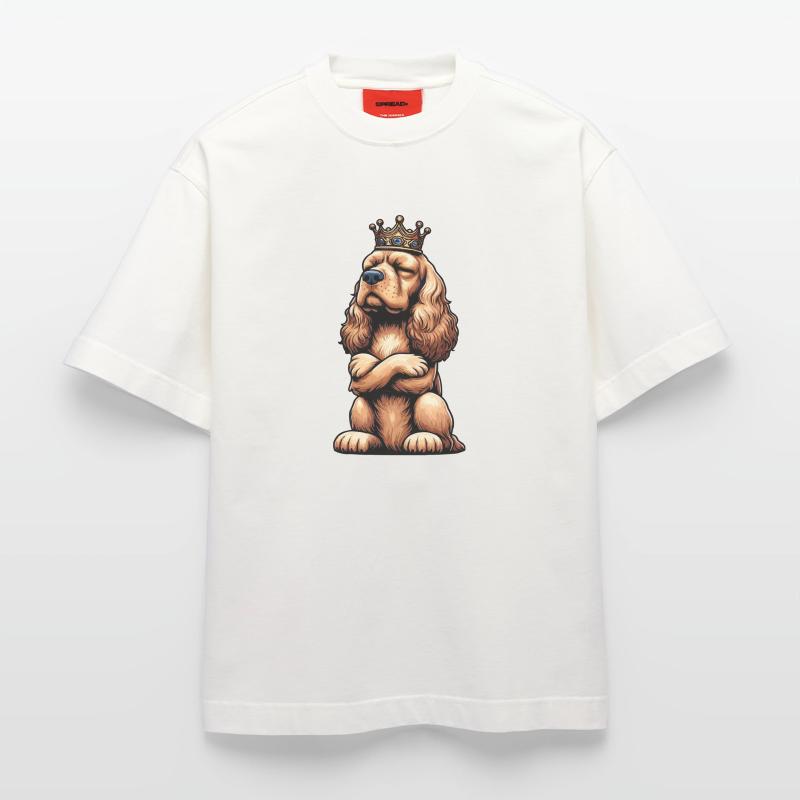 Cocker Spaniel Cocker Chien Cocker Propriétaire de cocker Spaniel T-shirt bio épais oversize fabriqué en UE