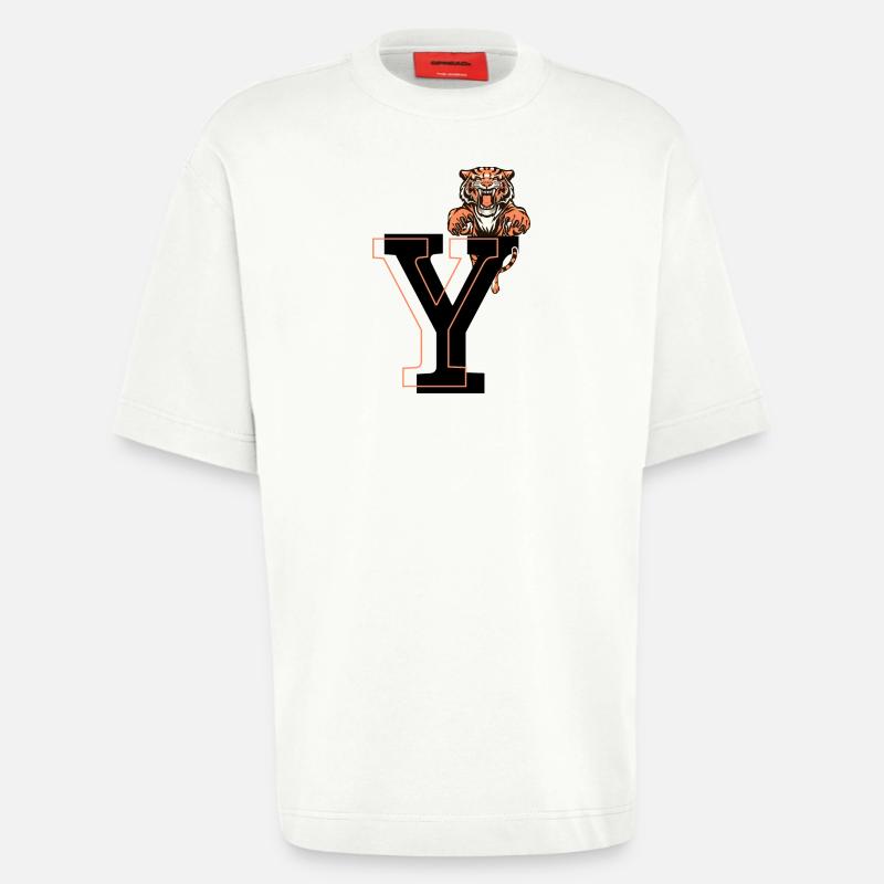 Brief und Tiger - Geschenkidee - Heavyweight T-Shirt - made by SPREAD  - OFF WHITE