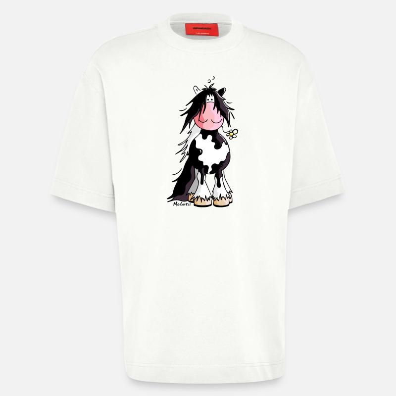 Irish Tinker - Gypsy Cob - Pferd - Heavyweight T-Shirt - made by SPREAD  - OFF WHITE