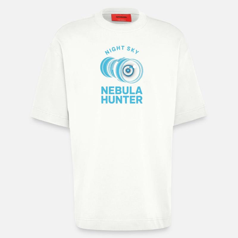 Nebula Hunter Nachthimmel - Heavyweight T-Shirt - made by SPREAD - OFF WHITE