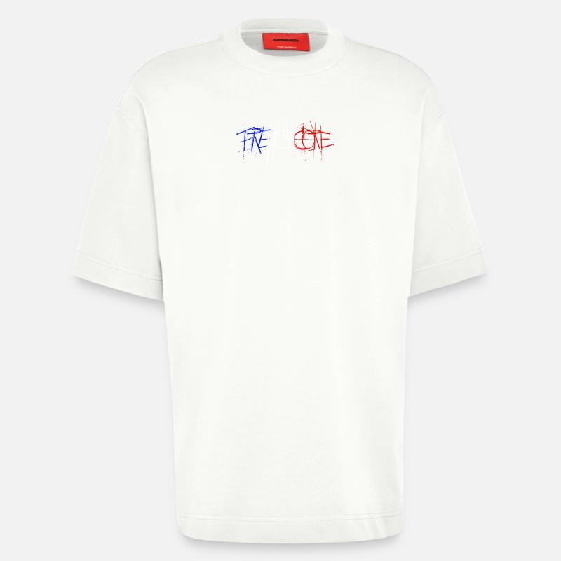 Frenchcore - Heavyweight T-Shirt - made by SPREAD  - OFF WHITE
