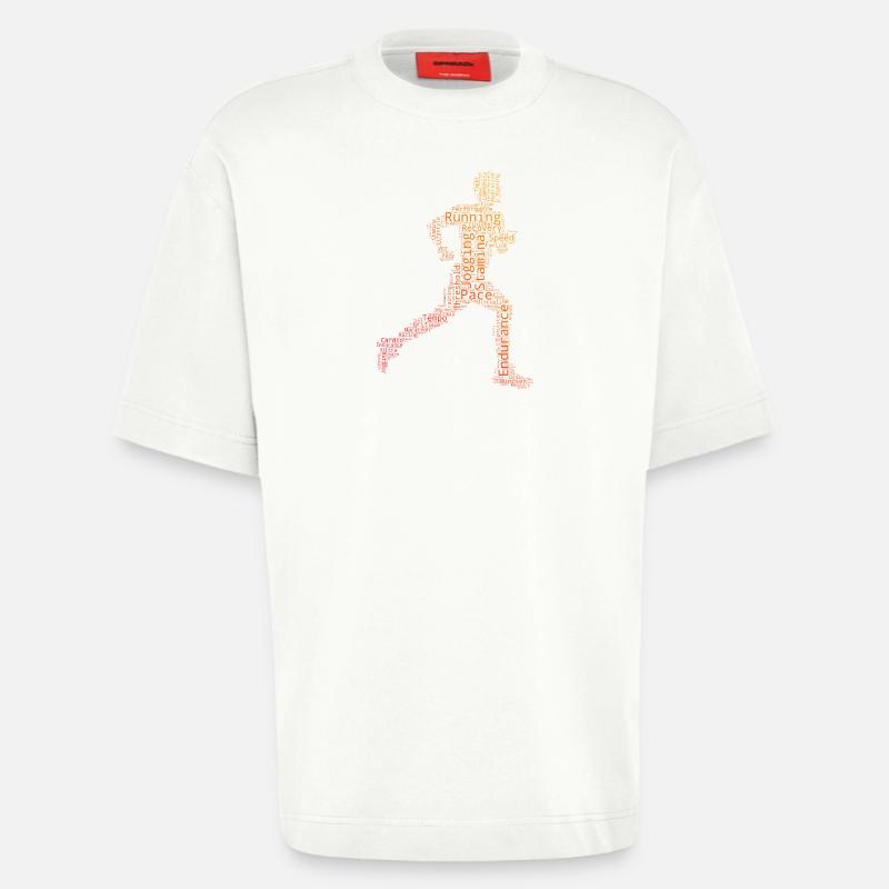 Geschenkidee für einen Running mit Running - Heavyweight T-Shirt - made by SPREAD - OFF WHITE