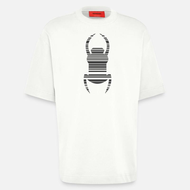 Geocaching Bug - Heavyweight T-Shirt - made by SPREAD  - OFF WHITE