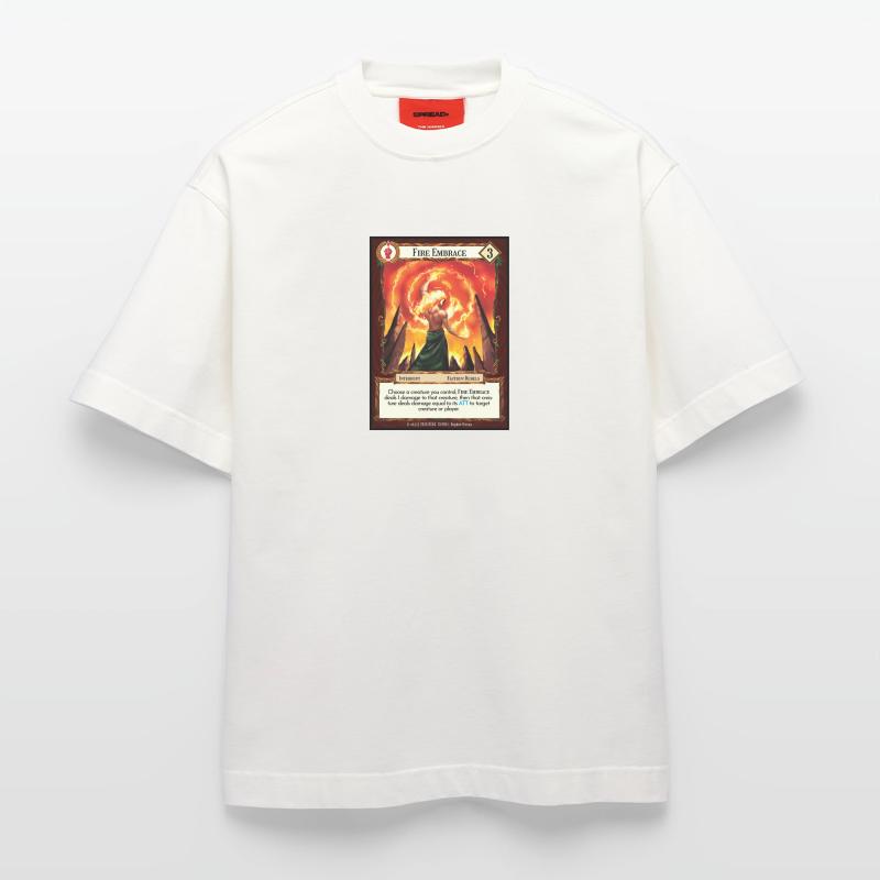 Fire Embrace Heavyweight T-Shirt - made by SPREAD 