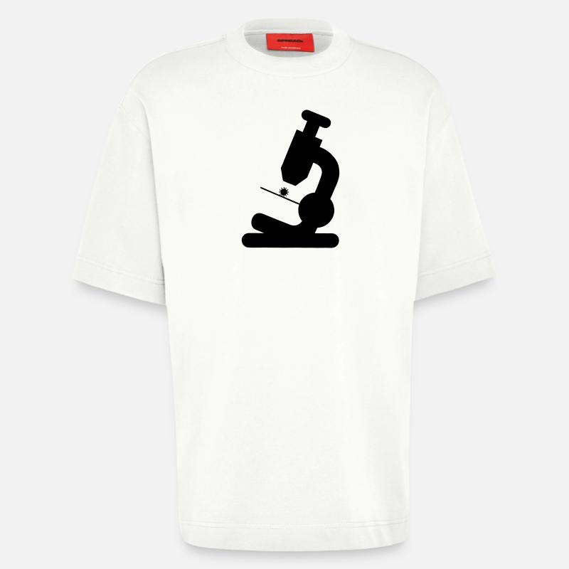 Microscope - Heavyweight T-Shirt - made by SPREAD  - OFF WHITE