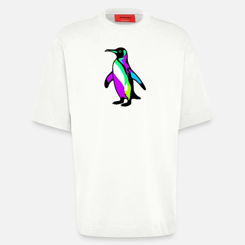 Pinguin - Heavyweight T-Shirt - made by SPREAD - OFF WHITE