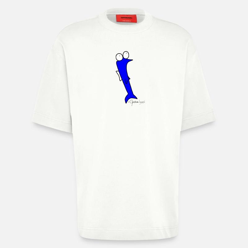 Plötzfisch - Piscis Rutilus - Heavyweight T-Shirt - made by SPREAD  - OFF WHITE