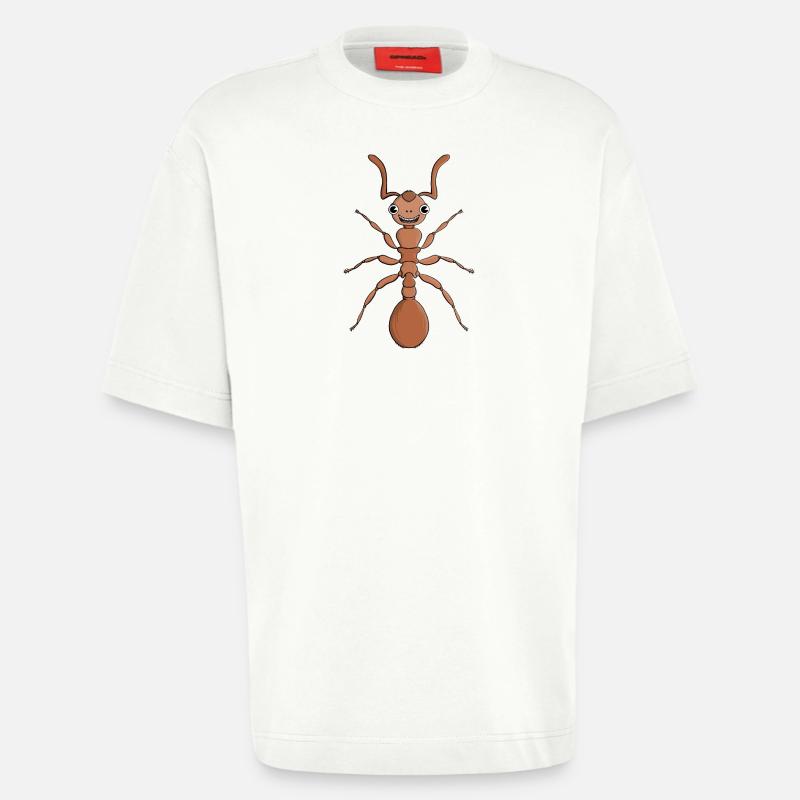 Umarme eine Ameise - Heavyweight T-Shirt - made by SPREAD  - OFF WHITE