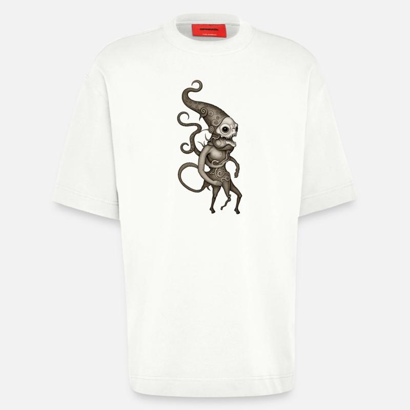 BUG #5 – dunkle Hölle - Heavyweight T-Shirt - made by SPREAD  - OFF WHITE