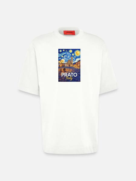 Prato, Italy. - Heavyweight T-Shirt - made by SPREAD - OFF WHITE