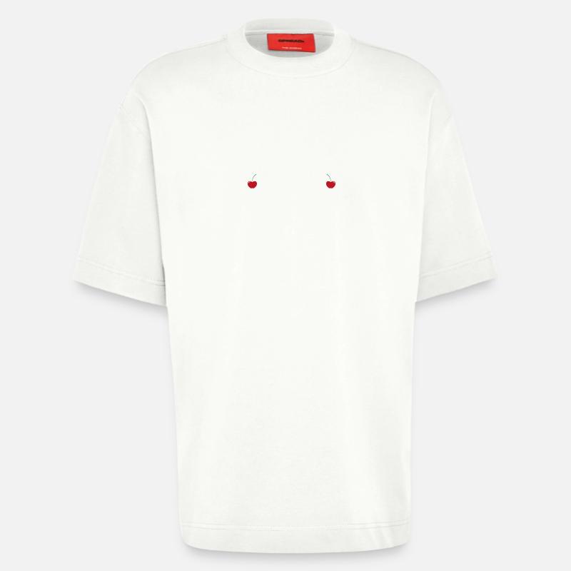 Kirsche - Heavyweight T-Shirt - made by SPREAD - OFF WHITE