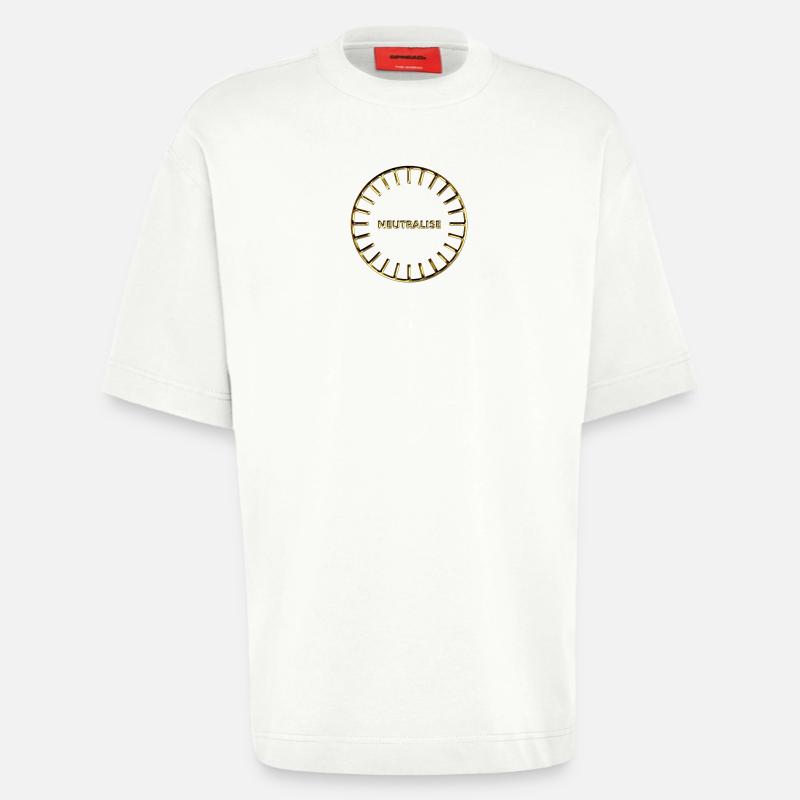 Neutralise, Sanjeevini, Schutz, Symbol, Computer - Heavyweight T-Shirt - made by SPREAD - OFF WHITE