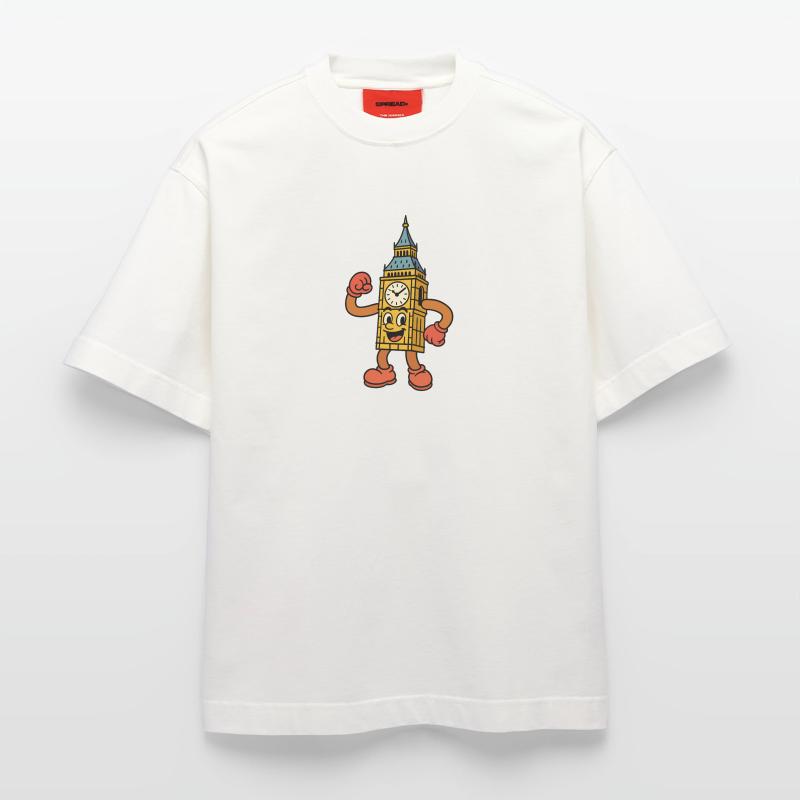 Big talking clock tower Heavyweight T-Shirt - made by SPREAD 