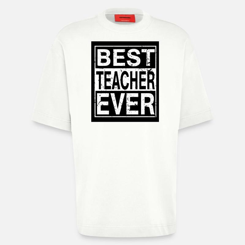 Lehrer Bester Lehrer - Heavyweight T-Shirt - made by SPREAD  - OFF WHITE