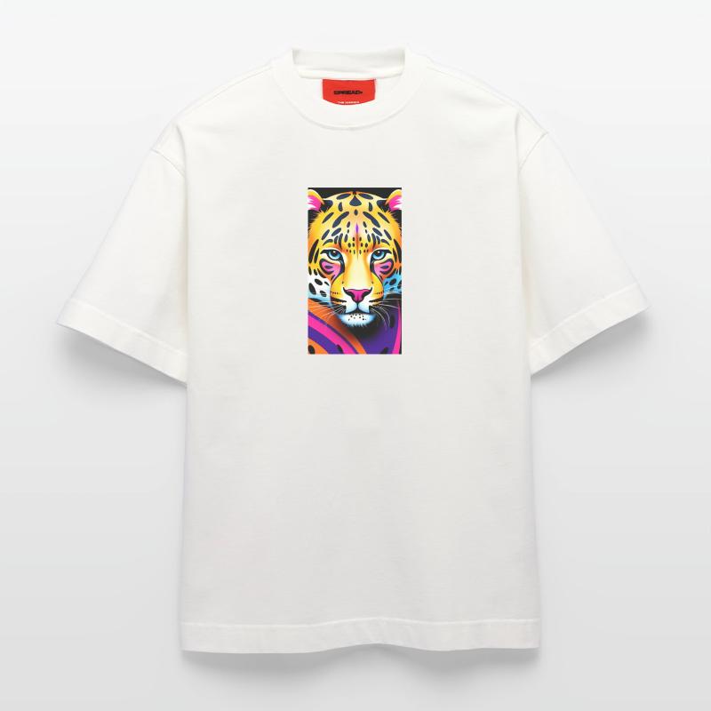 Leopard Front 1 Heavyweight T-Shirt - made by SPREAD 
