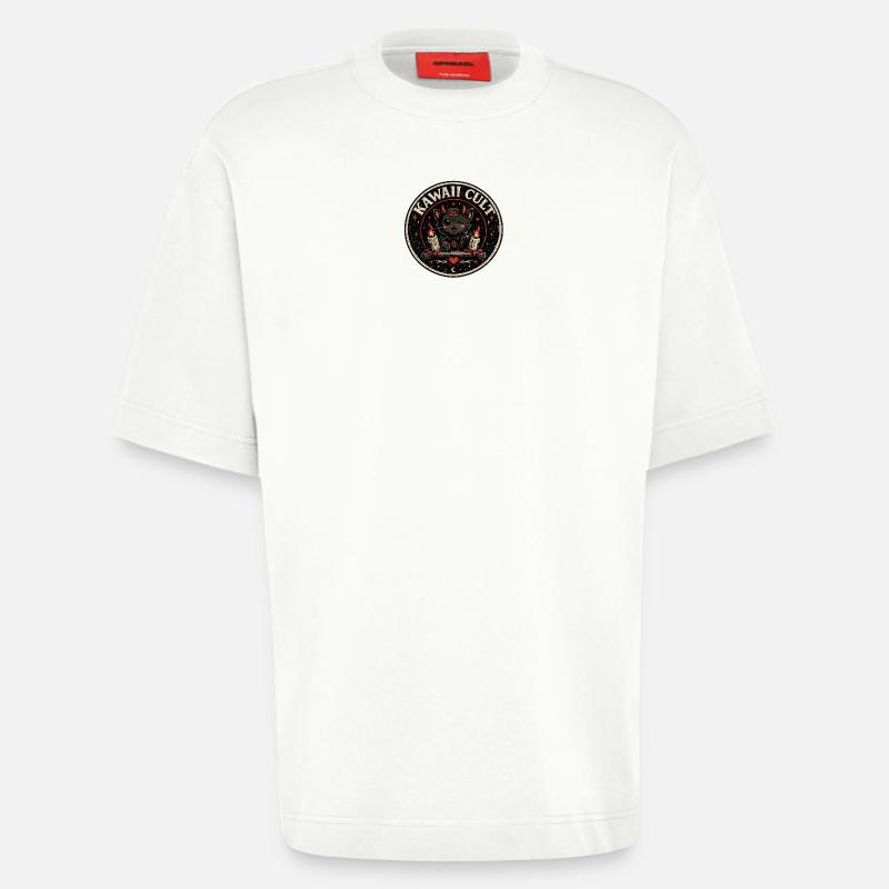 Hell_Cat - Heavyweight T-Shirt - made by SPREAD  - OFF WHITE