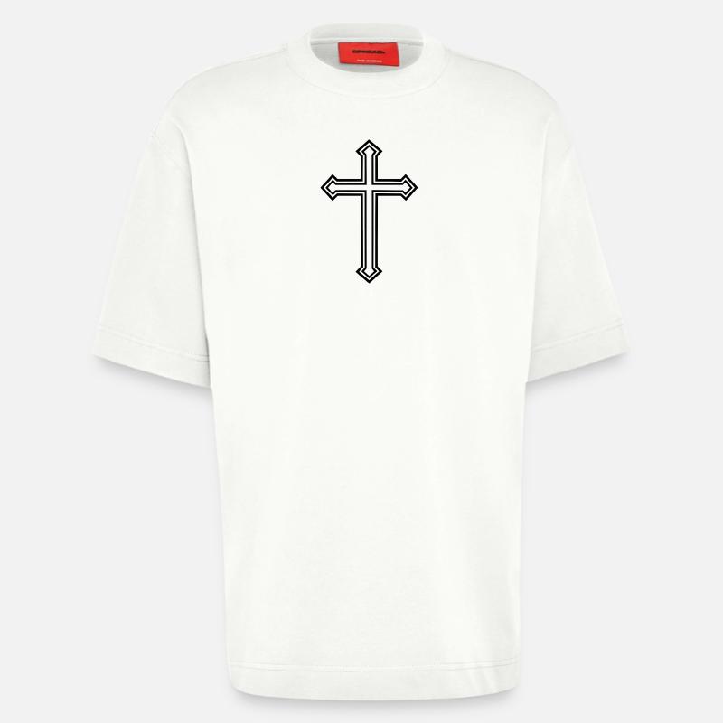 Evil Can Never Be Dead Enough - Heavyweight T-Shirt - made by SPREAD - OFF WHITE
