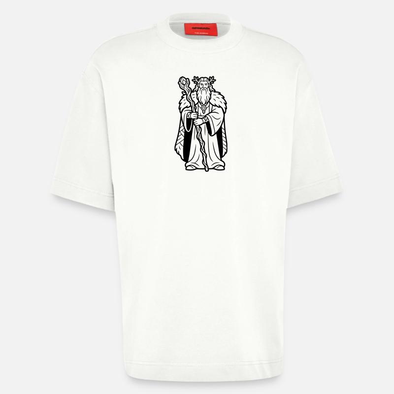 Druide - Heavyweight T-Shirt - made by SPREAD  - OFF WHITE