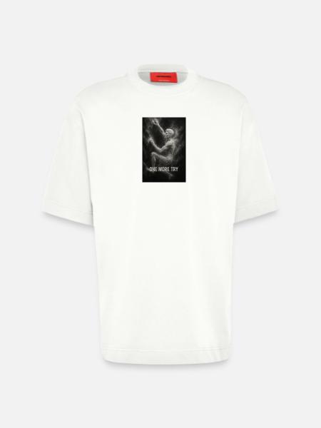 One more try. - Heavyweight T-Shirt - made by SPREAD - OFF WHITE