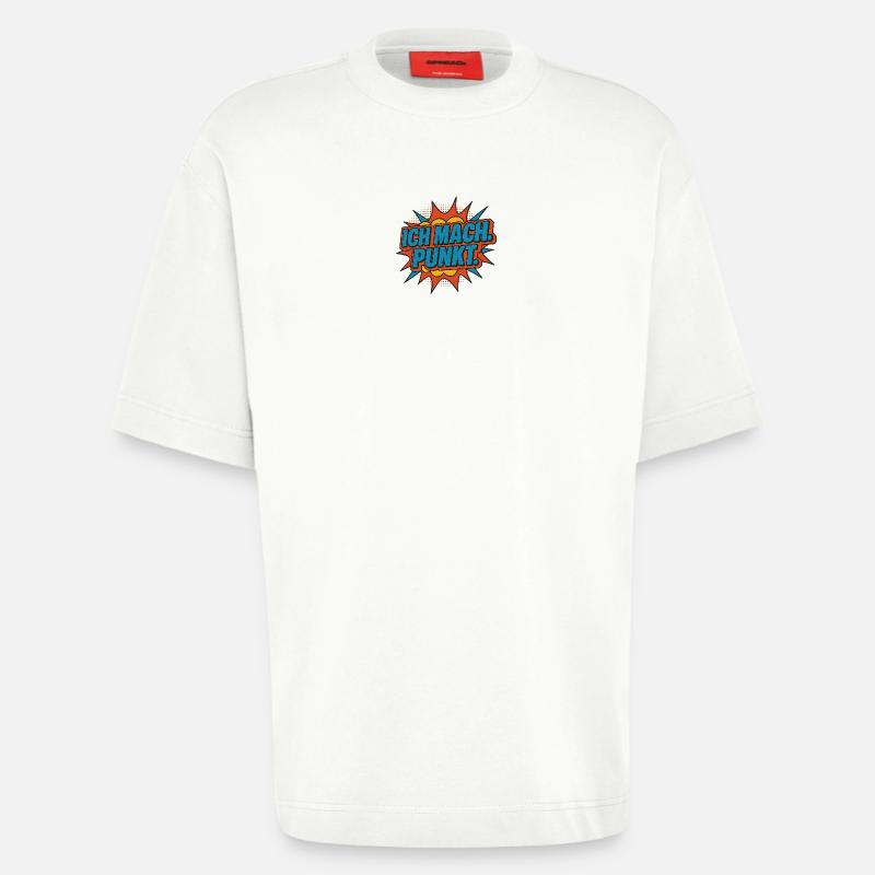 Ich mach Punkt Comic - Heavyweight T-Shirt - made by SPREAD - OFF WHITE