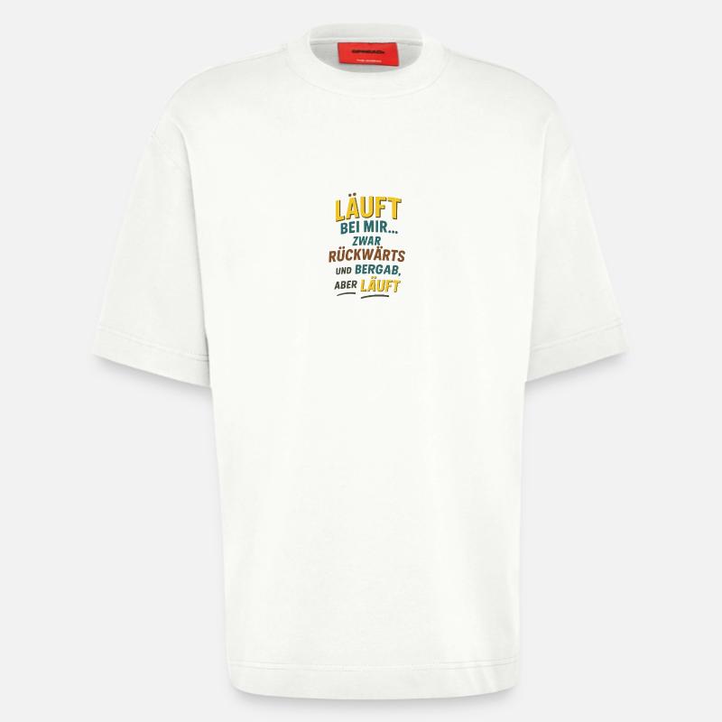 Bizarre, honnête et merveilleusement autodérision. - T-shirt bio épais oversize fabriqué en UE - OFF WHITE