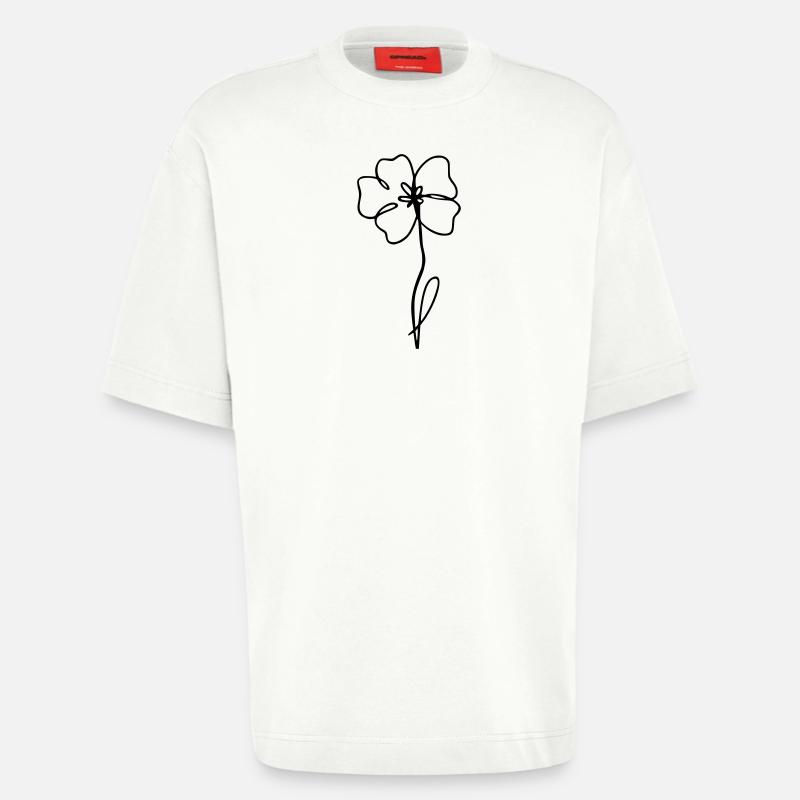 Mohn - Heavyweight T-Shirt - made by SPREAD  - OFF WHITE