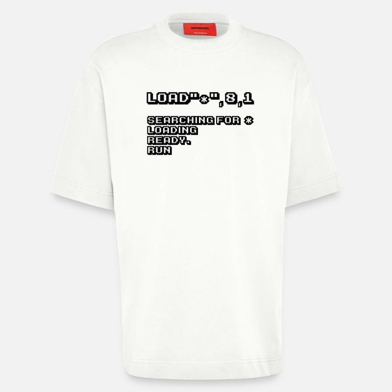 Retro Computing und 8-Bit Nostalgie - Heavyweight T-Shirt - made by SPREAD  - OFF WHITE