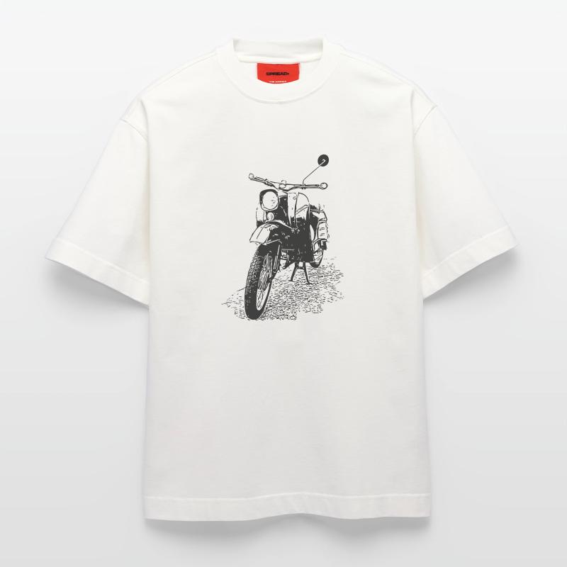Simson - Schwalbe T-shirt bio épais oversize fabriqué en UE