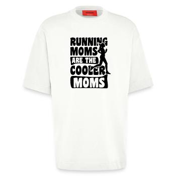 Laufende Mutter - Heavyweight T-Shirt - made by SPREAD  - OFF WHITE - Vorne - Fiona (171cm)