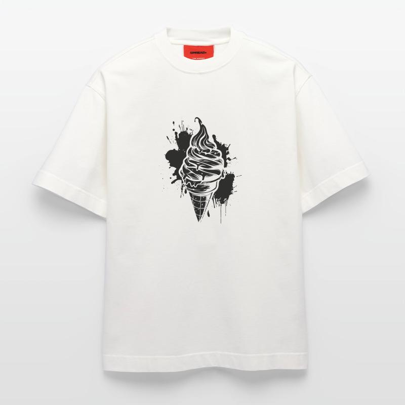 Eiswaffel Softeis Heavyweight T-Shirt - made by SPREAD 