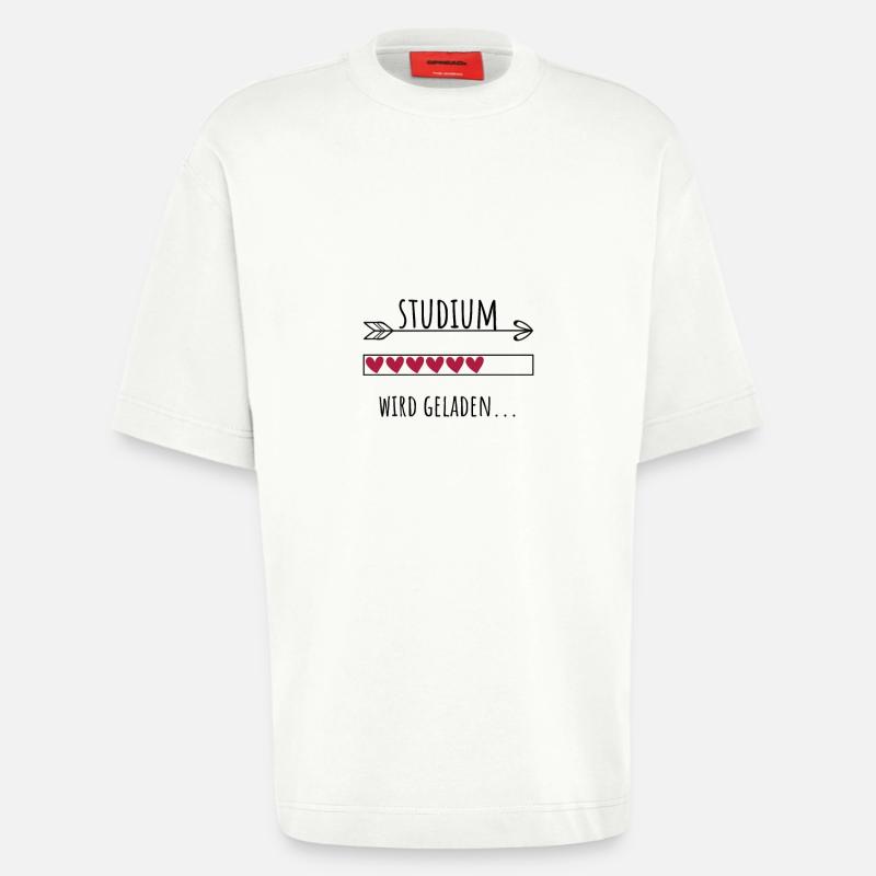 Studium Personalisierter Beruf Mädchen - Heavyweight T-Shirt - made by SPREAD  - OFF WHITE
