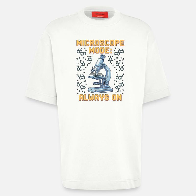 Lab Technician Microscope Mode Always Clinical Lab - Heavyweight T-Shirt - made by SPREAD  - OFF WHITE