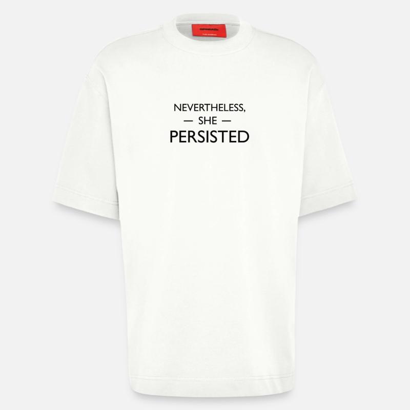 Dennoch beharrte sie - Heavyweight T-Shirt - made by SPREAD  - OFF WHITE