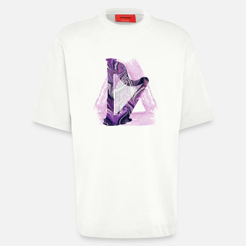 harfe e 75 - Heavyweight T-Shirt - made by SPREAD  - OFF WHITE