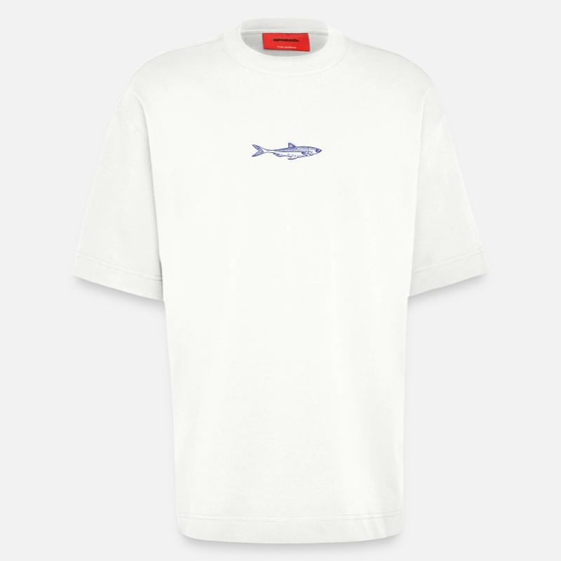 Fisch - Heavyweight T-Shirt - made by SPREAD - OFF WHITE
