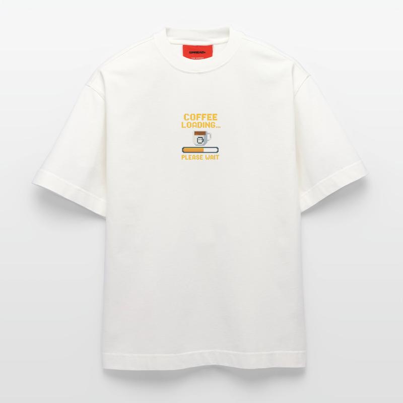 Coffee Loading... Please Wait Heavyweight T-Shirt - made by SPREAD 