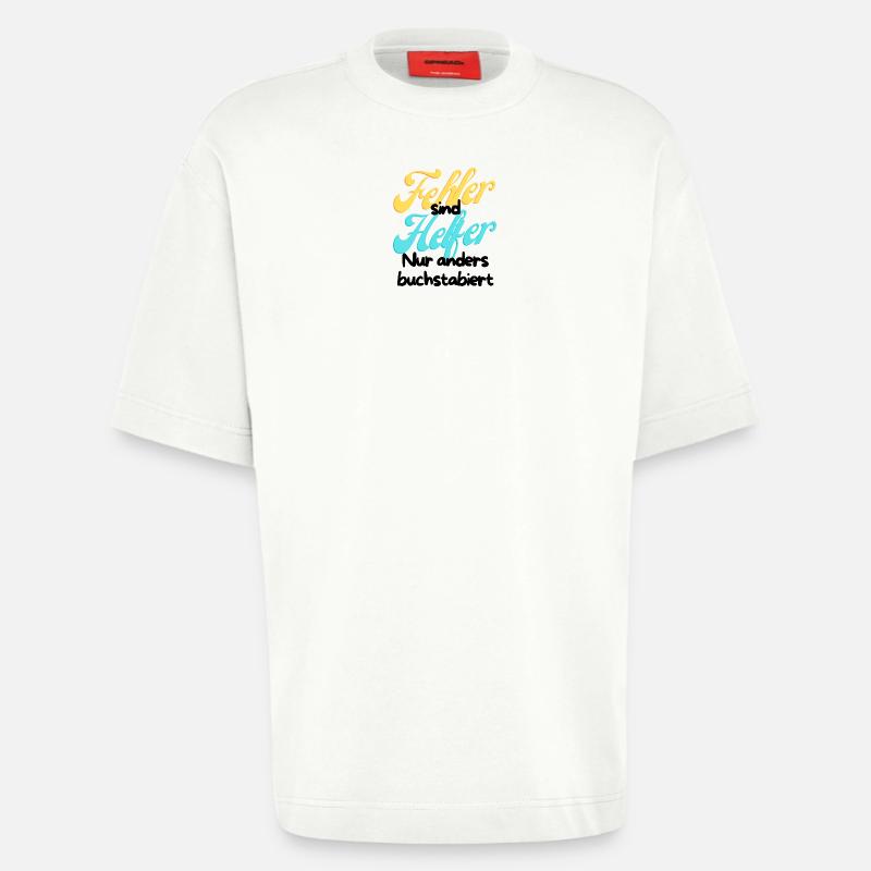 Error Helper Gradient Script - Heavyweight T-Shirt - made by SPREAD  - OFF WHITE