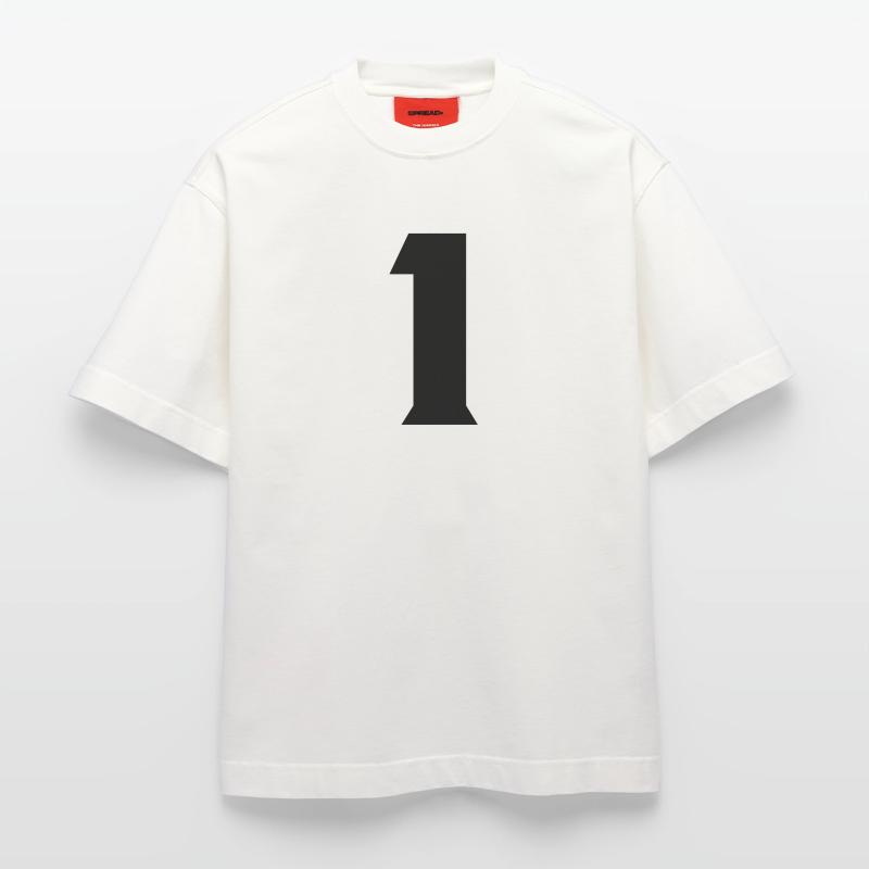 1 T-shirt bio épais oversize fabriqué en UE