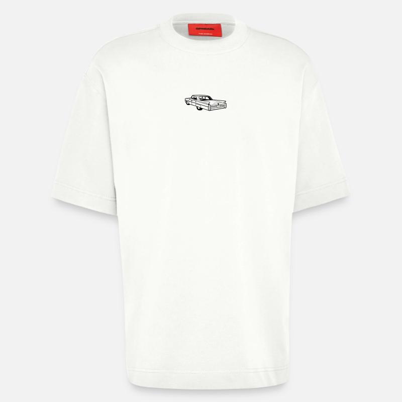Caddy Vektor - Oldtimer, Low Rider - Heavyweight T-Shirt - made by SPREAD  - OFF WHITE