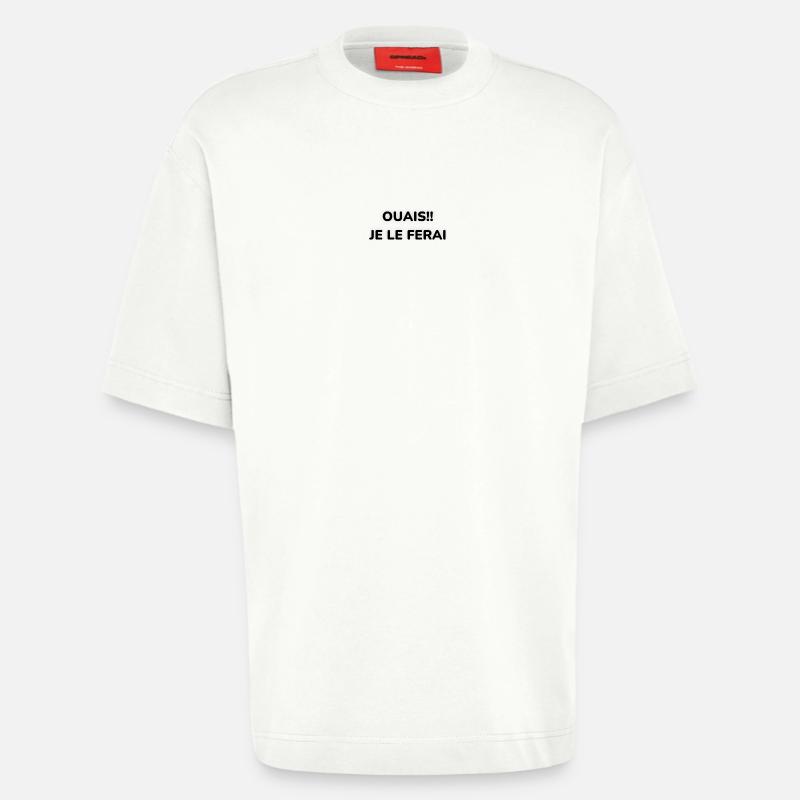 Ja!! Ich werde es tun - Heavyweight T-Shirt - made by SPREAD  - OFF WHITE