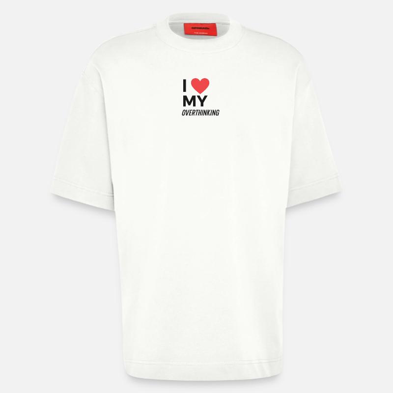 I Love My Overthinking - Heavyweight T-Shirt - made by SPREAD  - OFF WHITE