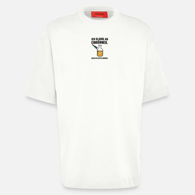 Ich glaube an Einhörner - Heavyweight T-Shirt - made by SPREAD  - OFF WHITE
