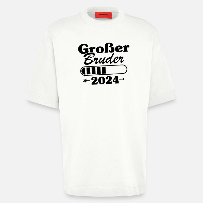 Großer Bruder Loading 2024 - Heavyweight T-Shirt - made by SPREAD  - OFF WHITE