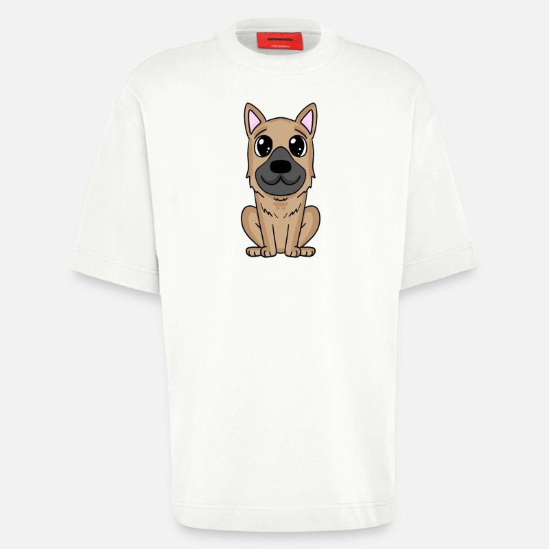 Deutscher Schäferhund - Heavyweight T-Shirt - made by SPREAD  - OFF WHITE