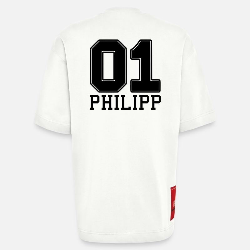 Philipp Name Vorname - Heavyweight T-Shirt - made by SPREAD  - OFF WHITE