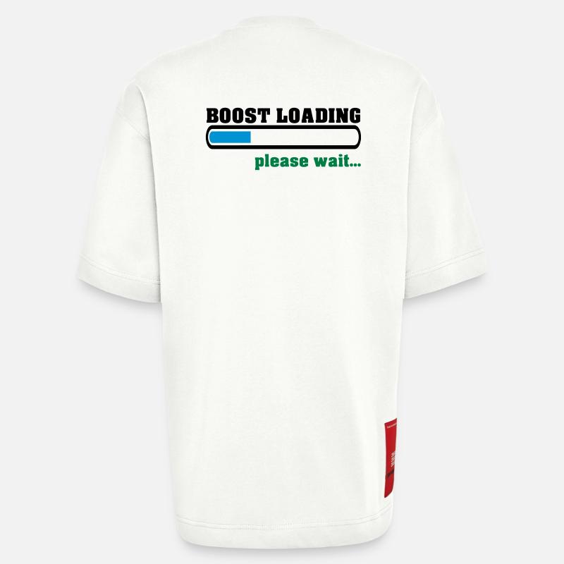 Boost Loading Please Wait - Heavyweight T-Shirt - made by SPREAD  - OFF WHITE