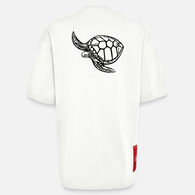 Schildkröte - Heavyweight T-Shirt - made by SPREAD  - OFF WHITE