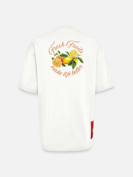 Lemon - Heavyweight T-Shirt - made by SPREAD - OFF WHITE